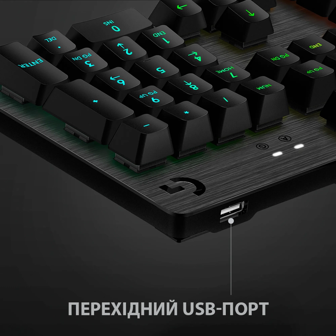 Купити Клавіатура Logitech G512 Carbon LightSync RGB Mechanical Gaming Keyboard with GX Brown switches (920-009352) - фото 4