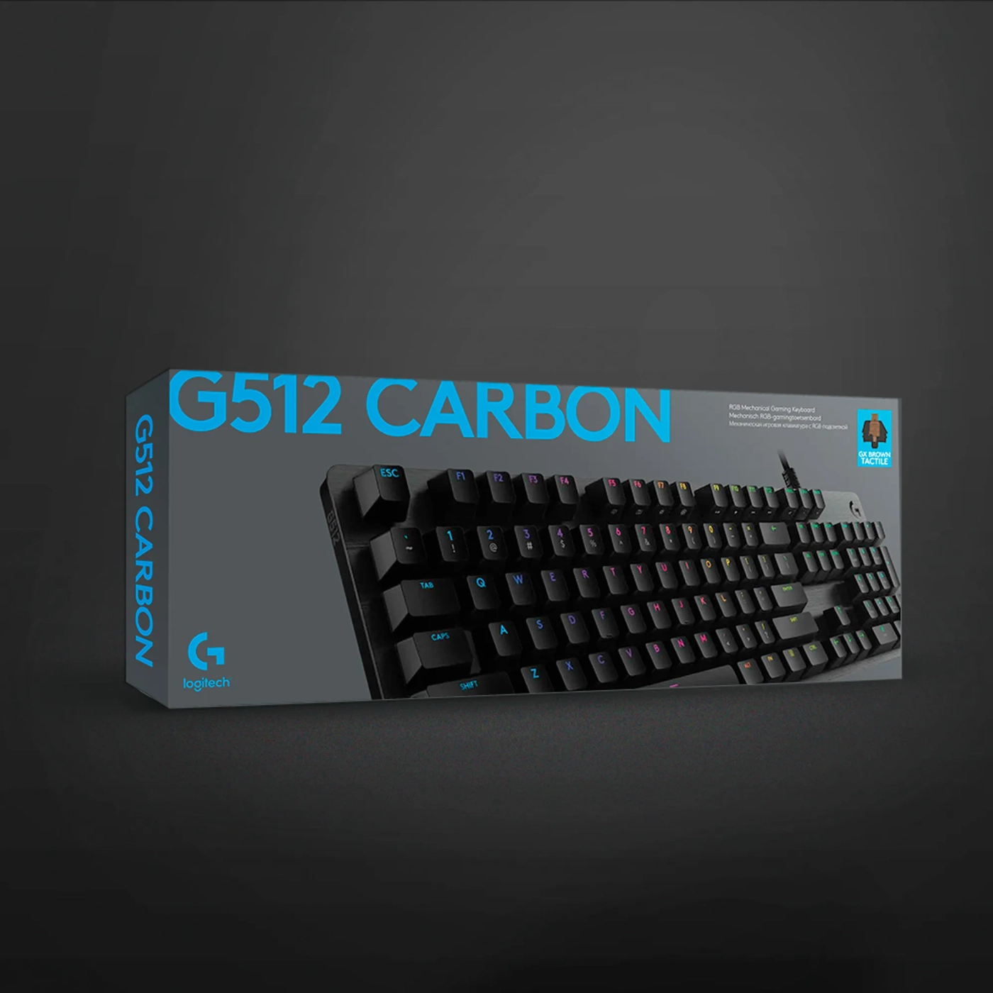 Купить Клавиатура Logitech G512 Carbon LightSync RGB Mechanical Gaming Keyboard with GX Brown switches (920-009352) - фото 9