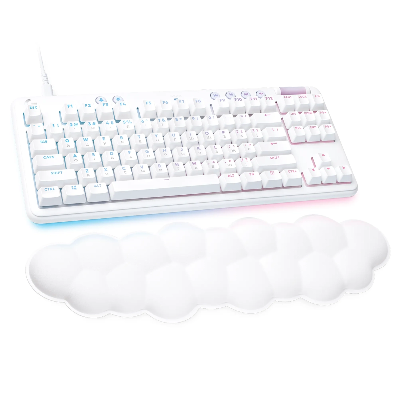 Купить Клавиатура Logitech G713 Gaming Keyboard Off White USB Tactile (920-010422) - фото 1