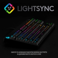 Купить Клавиатура Logitech G PRO Mechanical Gaming Keyboard Black USB US (920-009392) - фото 5