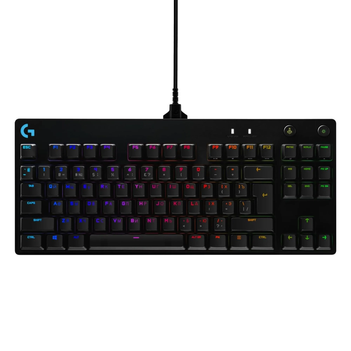 Купити Клавіатура Logitech G PRO Mechanical Gaming Keyboard Black USB RUS (920-009393) - фото 1