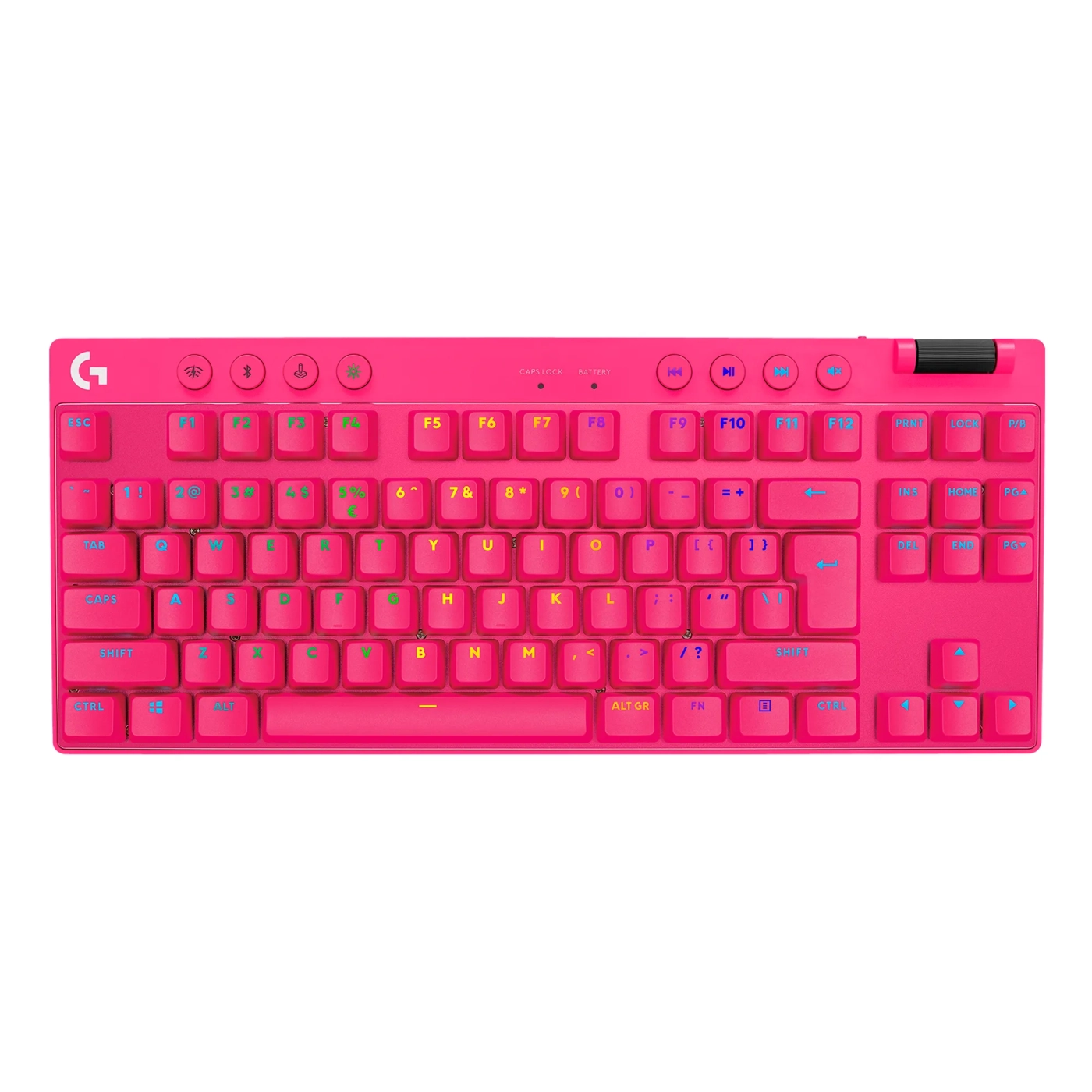 Купить Клавиатура Logitech G PRO X TKL Lightspeed Gaming Keyboard Magenta 2.4GHZ/BT Tactile (920-012159) - фото 1