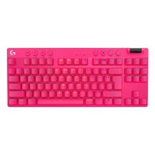 Купить Клавиатура Logitech G PRO X TKL Lightspeed Gaming Keyboard Magenta 2.4GHZ/BT Tactile (920-012159) - фото 1