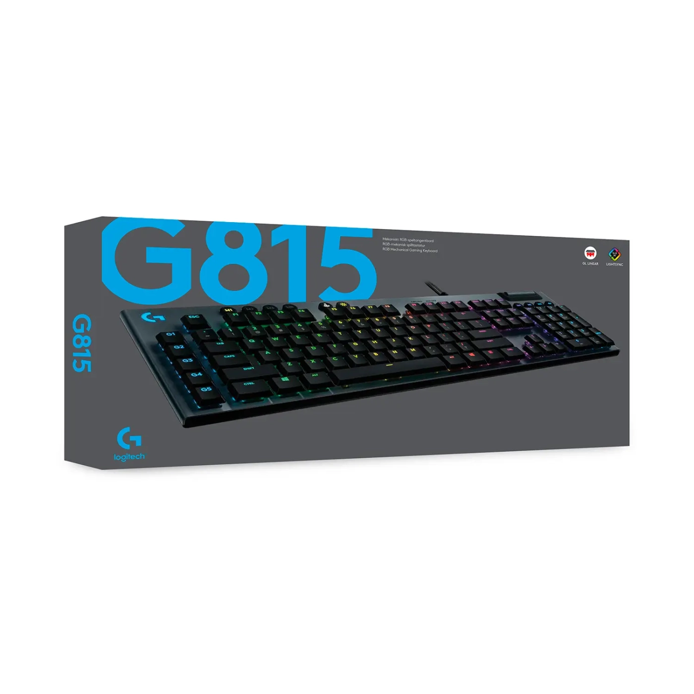 Купити Клавіатура Logitech G815 RGB Mechanical Gaming Keyboard GL Tactile Carbon USB (920-008992) - фото 8