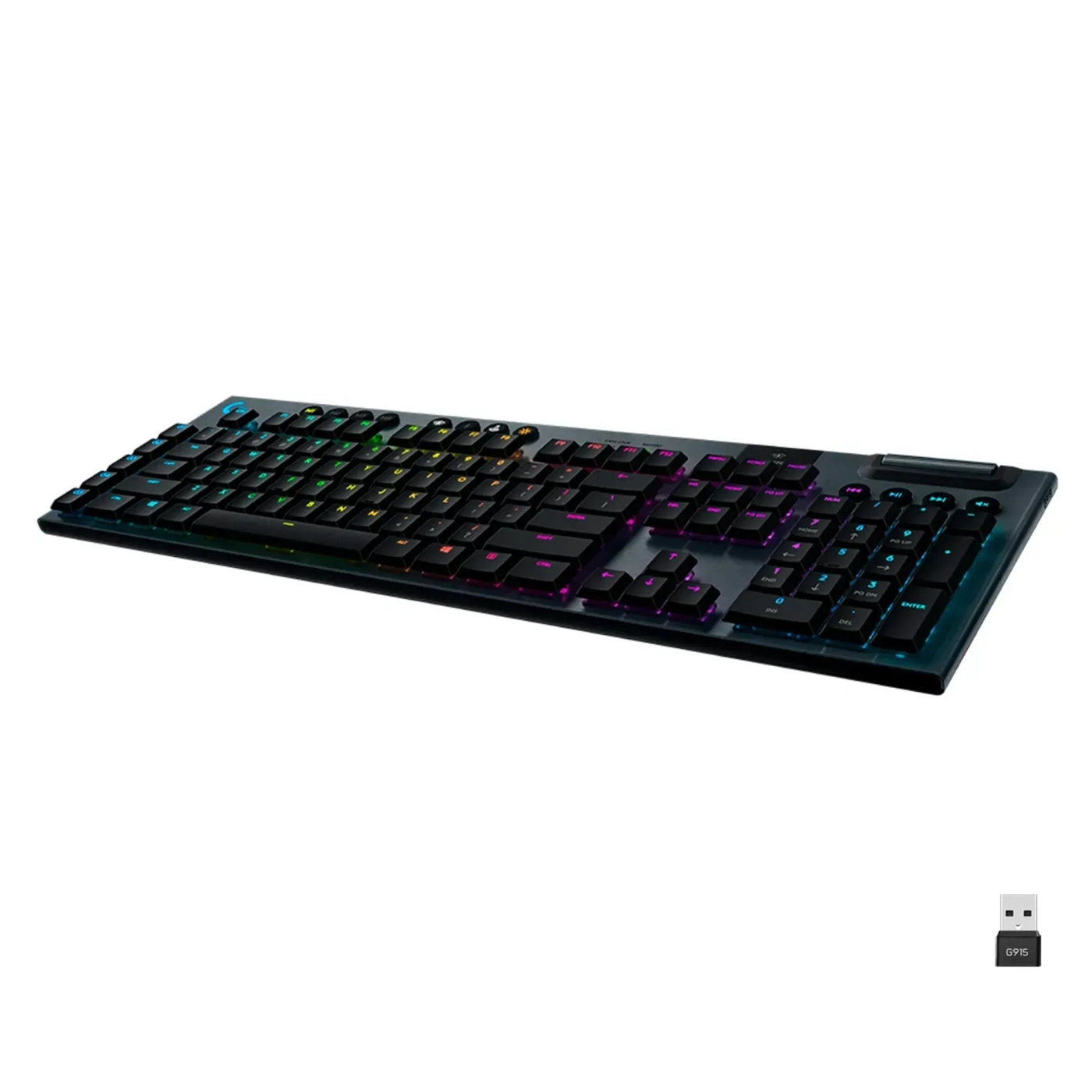 Купити Клавіатура Logitech G915 Lightspeed Wireless Mechanical Gaming Keyboard Carbon Tactile (920-008910) - фото 1