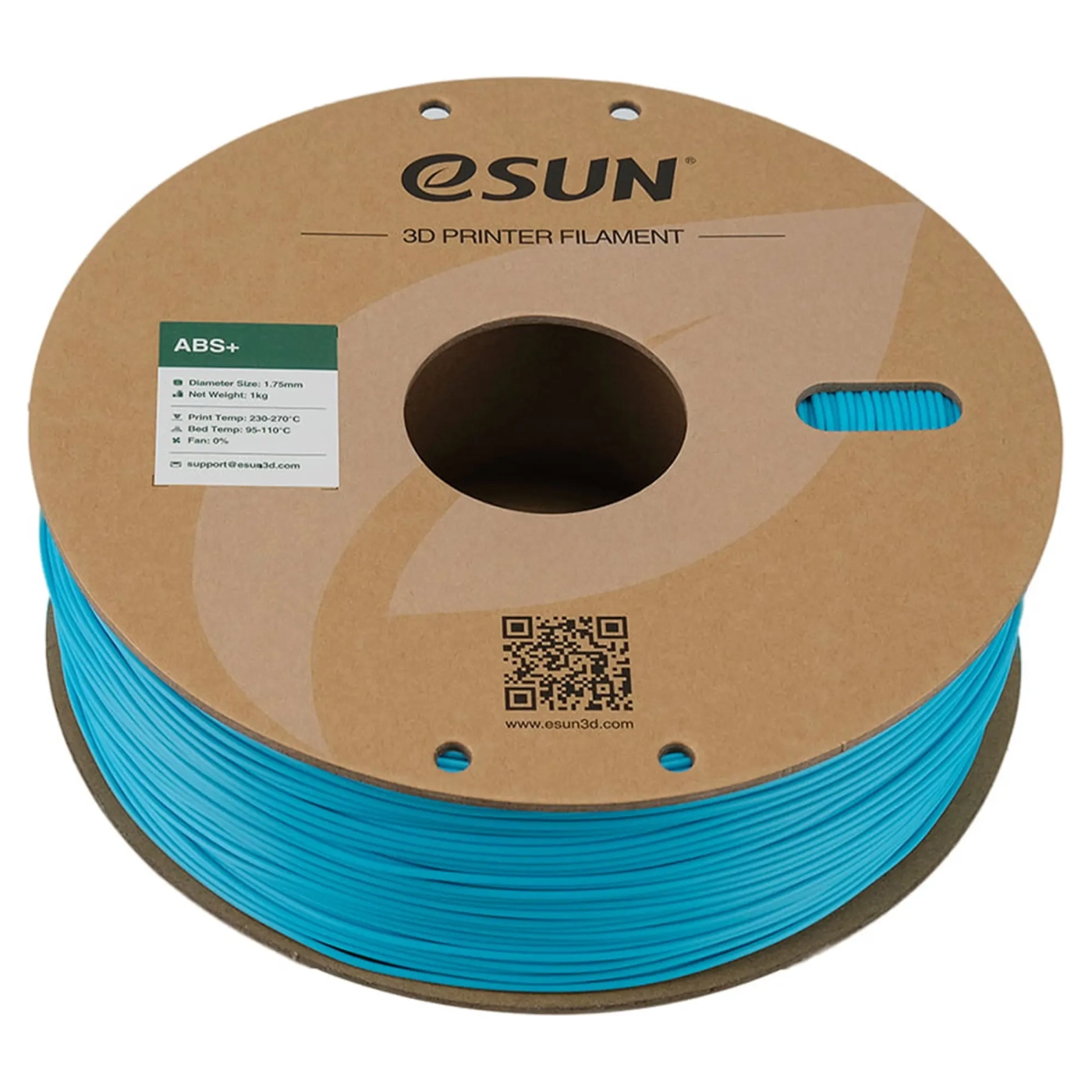 Купить ABS Plus Filament (пластик) для 3D принтера eSUN 1кг, 1.75мм, светло-голубой (ABS+175D1) - фото 2