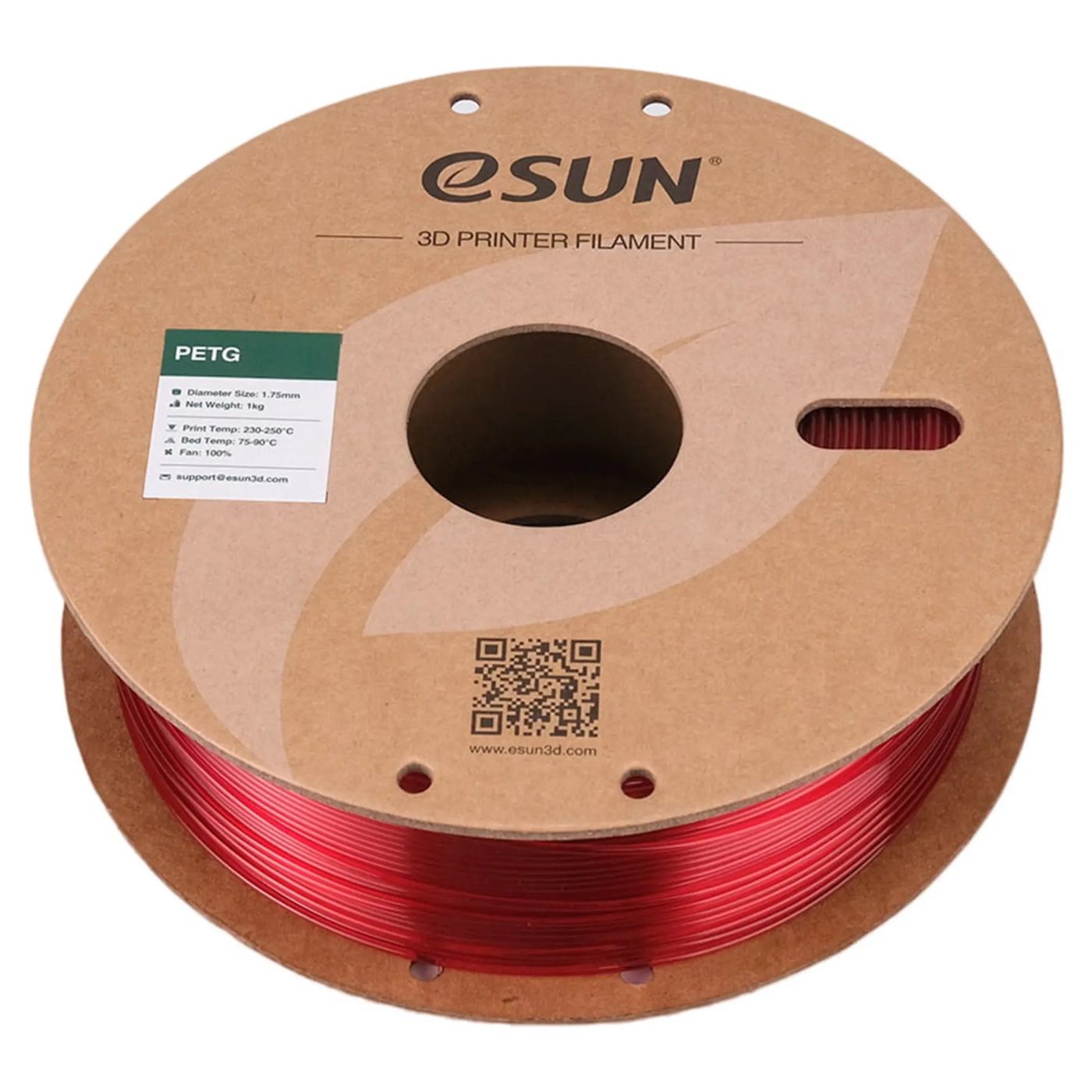 Купить PETG Filament (пластик) для 3D принтера eSUN 1кг, 1.75мм, пурпурный (PETG175PP1) - фото 2