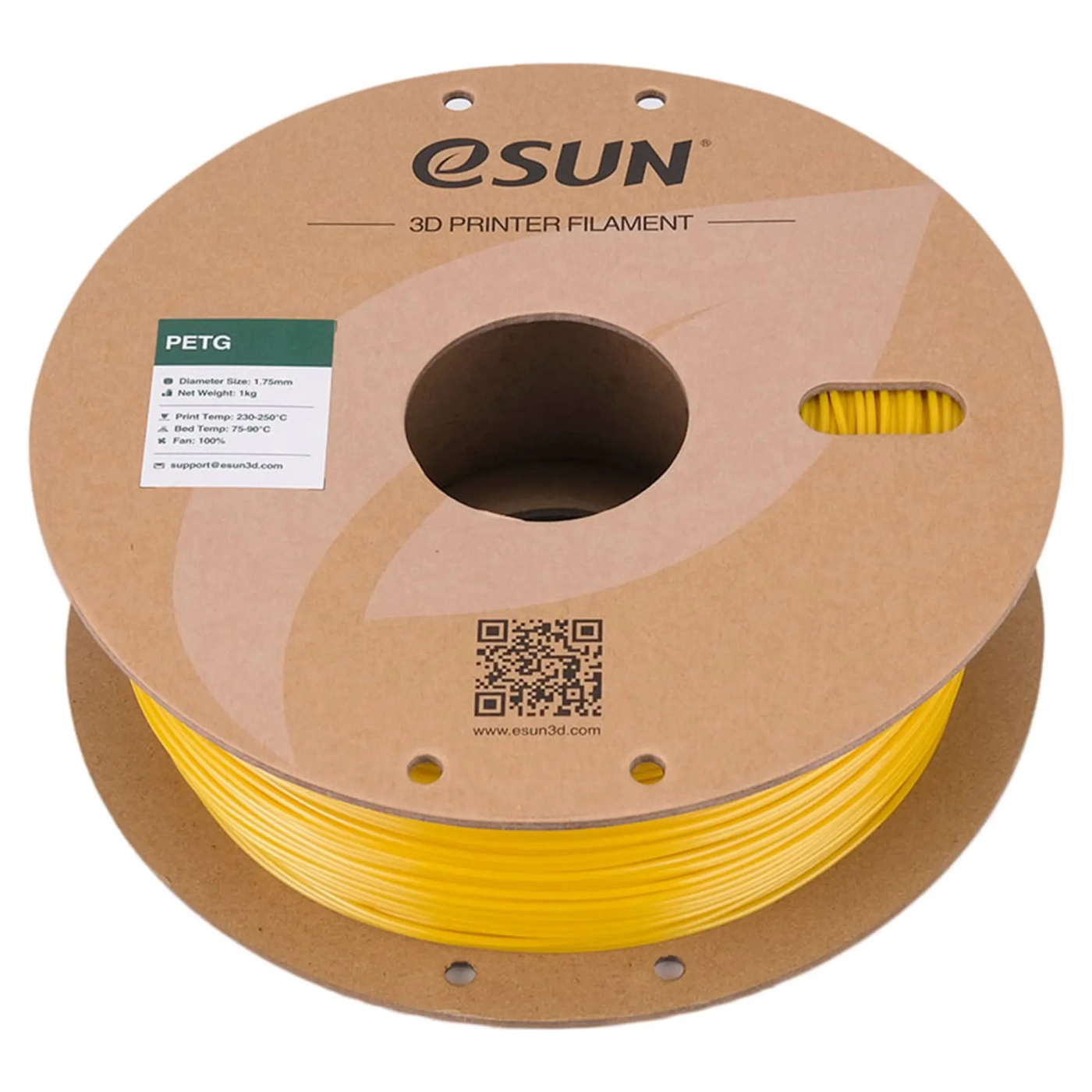 Купить PETG Filament (пластик) для 3D принтера eSUN 1кг, 1.75мм, чистое золото (PETG175SJ1) - фото 2