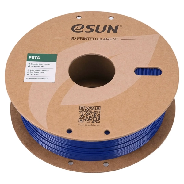 Купить PETG Filament (пластик) для 3D принтера eSUN 1кг, 1.75мм, насыщенный синий (PETG175SU1) - фото 2