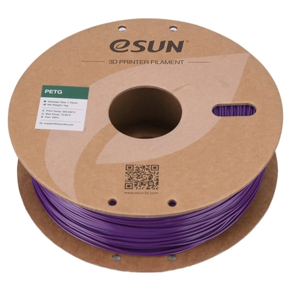Купити PETG Filament (пластик) для 3D принтера eSUN 1кг, 1.75мм, насичений фіолетовий (PETG175SZ1) - фото 2