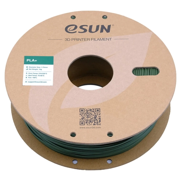 Купить PLA Plus Filament (пластик) для 3D принтера eSUN 1кг, 1.75мм, оливково-зеленый (PLA+175OG1) - фото 2