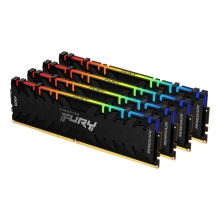 Купить Модуль памяти Kingston FURY Renegade RGB Black DDR4-3600 128GB (4x32GB) CL18-22-22 1.35V XMP - фото 1