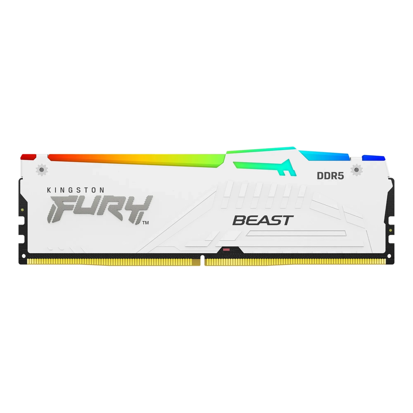 Купить Модуль памяти Kingston FURY Beast White RGB DDR5-5200 128GB (2x32GB) CL40-40-40 1.25V XMP - фото 2