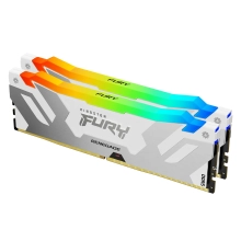 Купить Модуль памяти Kingston FURY Renegade White RGB DDR5-6400 64GB (2x32GB) CL32-39-39 1.4V XMP - фото 1