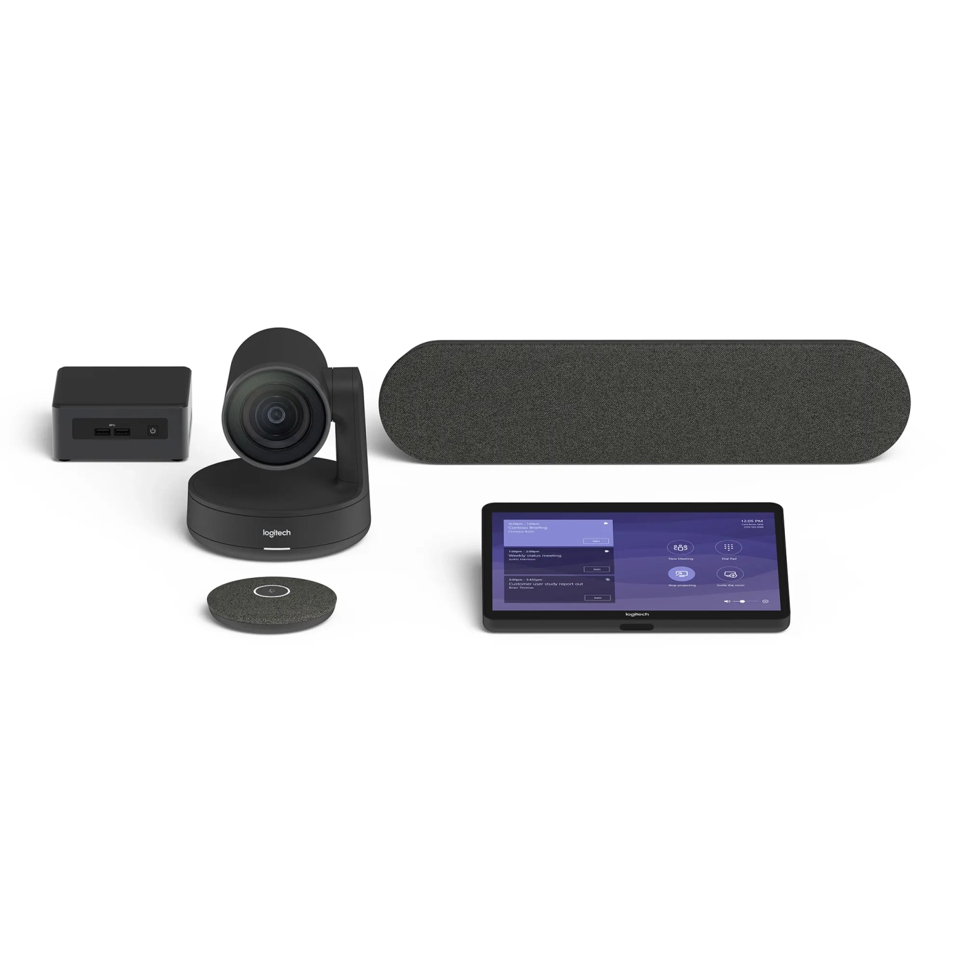 Купить Комплект для видеоконференций Logitech TAPMSTMEDIUM/1 TAP NUC11I5BEH TEAMS RALLY EU Plug - фото 1