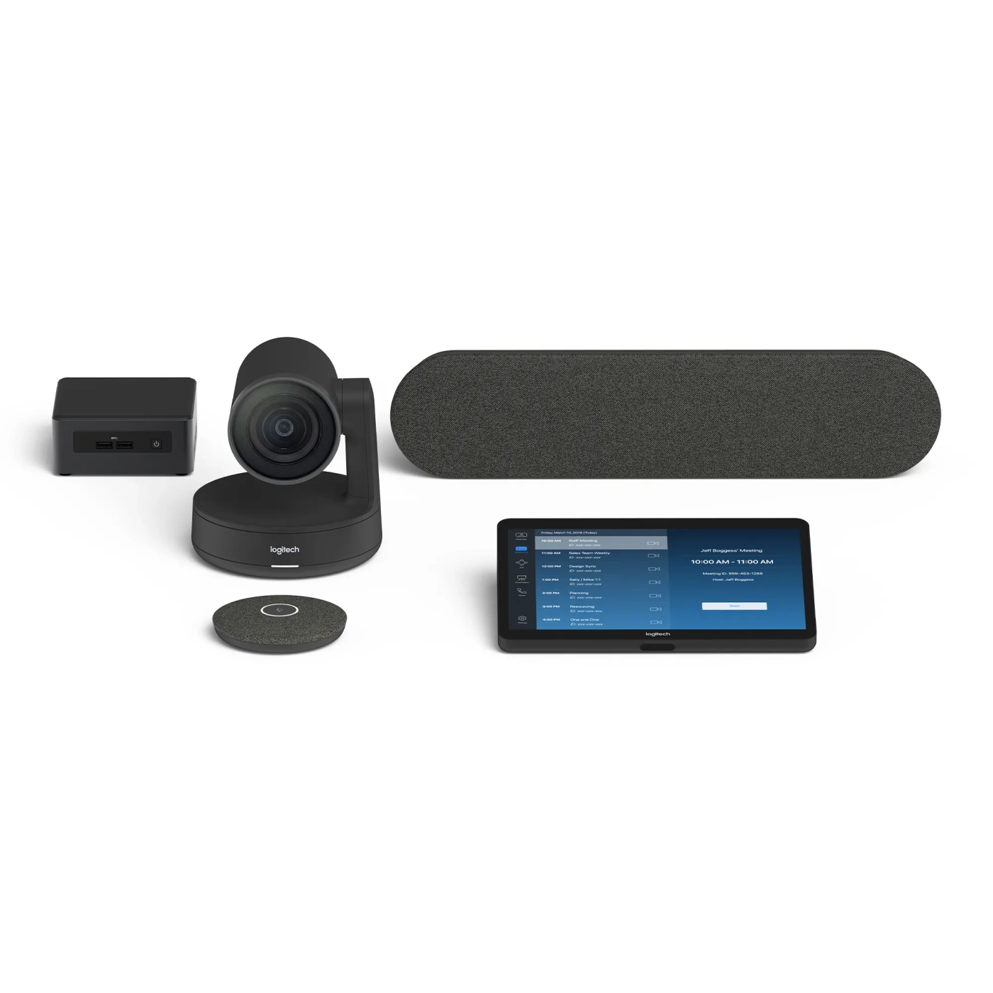 Купити Комплект для відеоконференцій Logitech TAPZOOMMEDIUM/1 TAP NUC11I5BEH ZOOM RALLY EU Plug - фото 1