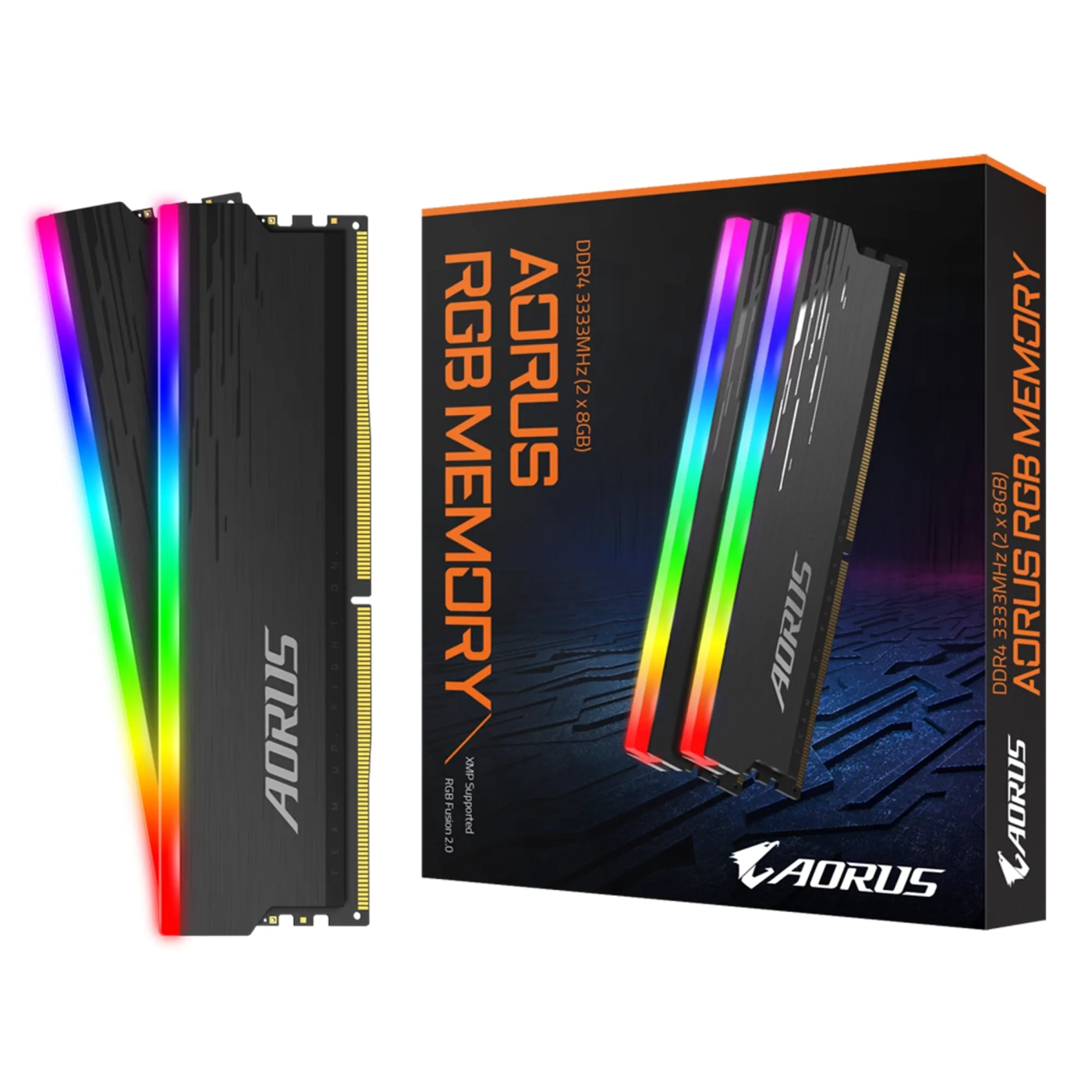 Купить Модуль памяти Gigabyte Aorus RGB DDR4-3333 16GB (2x8GB) (GP-ARS16G33) - фото 6