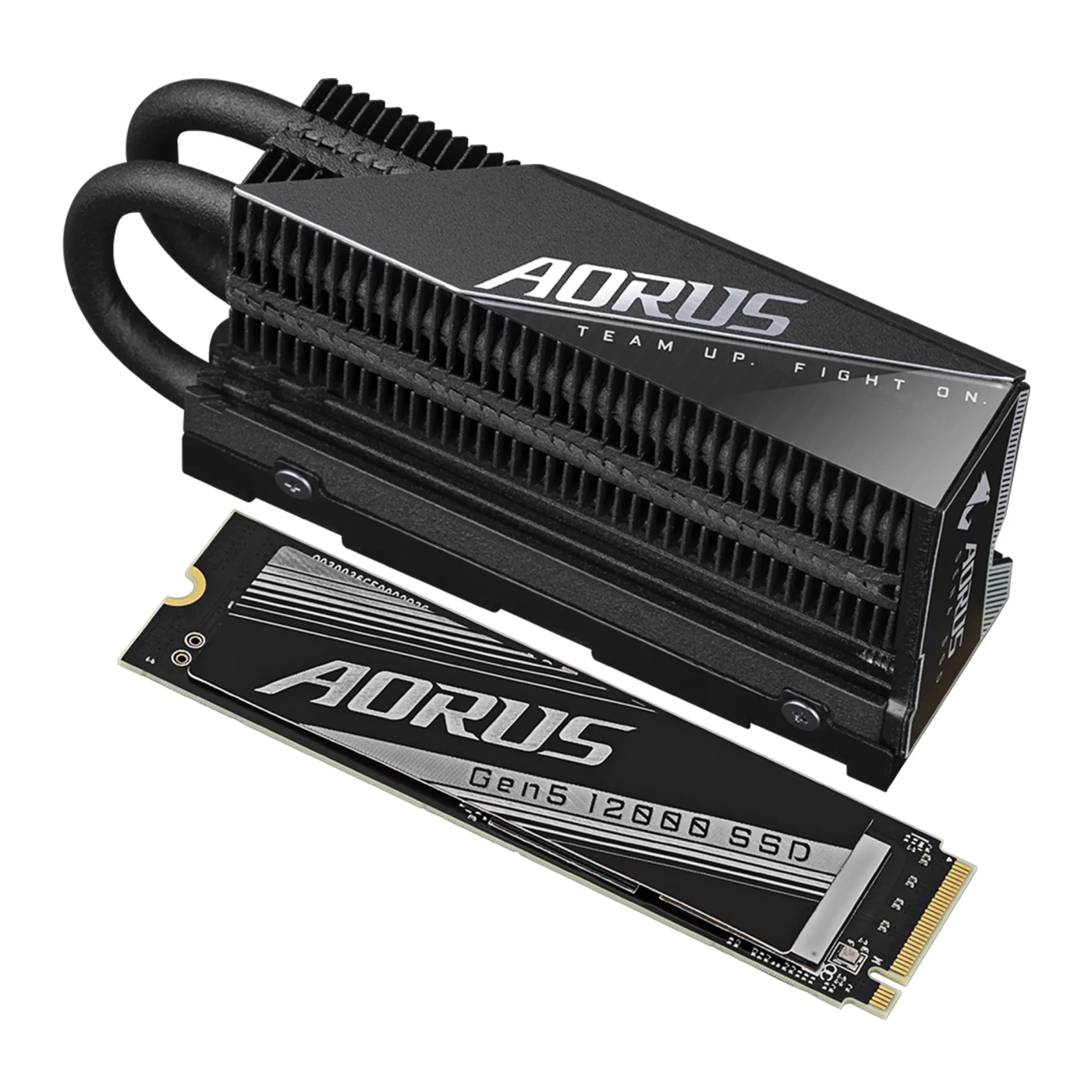 Купить SSD диск GIGABYTE AORUS Gen5 12000 1TB M.2 2280 PCI-Express 5.0x4, NVMe 2.0 - фото 4