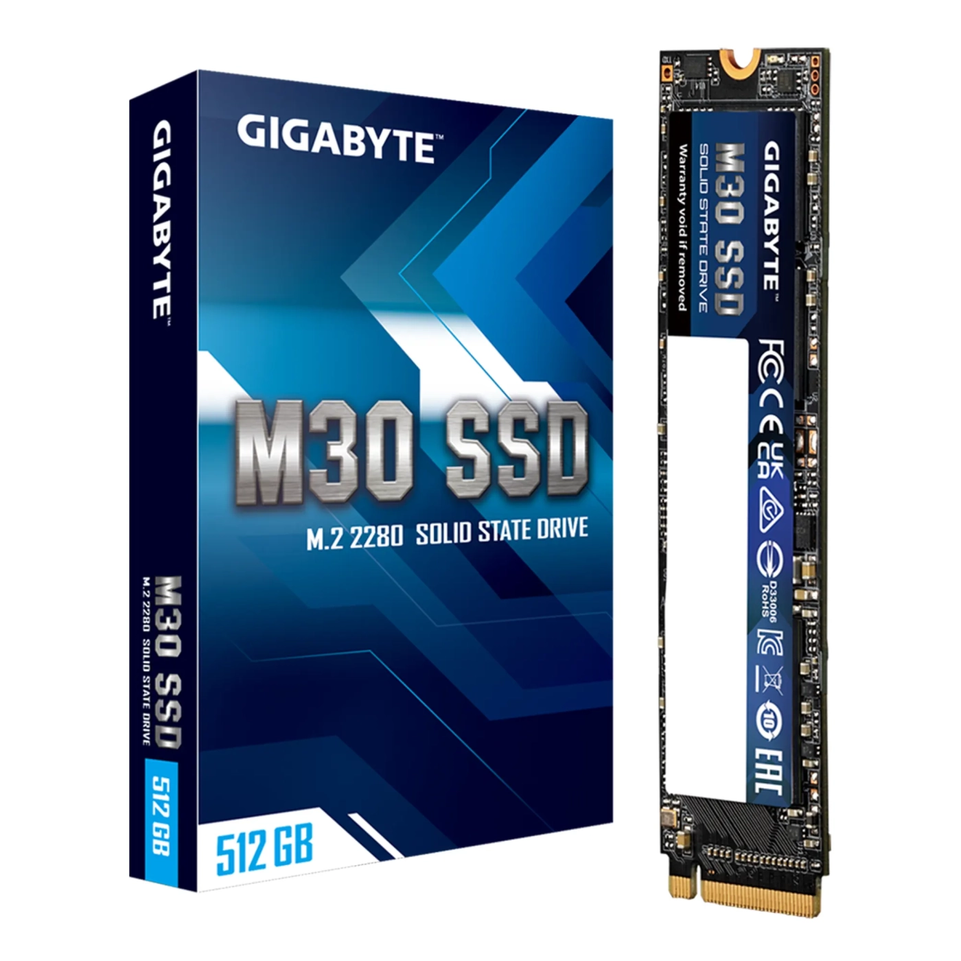 Купить SSD диск GIGABYTE M30 512GB M.2 PCIe NVMe 3.0 x4 3D TLC (GP-GM30512G-G) - фото 5