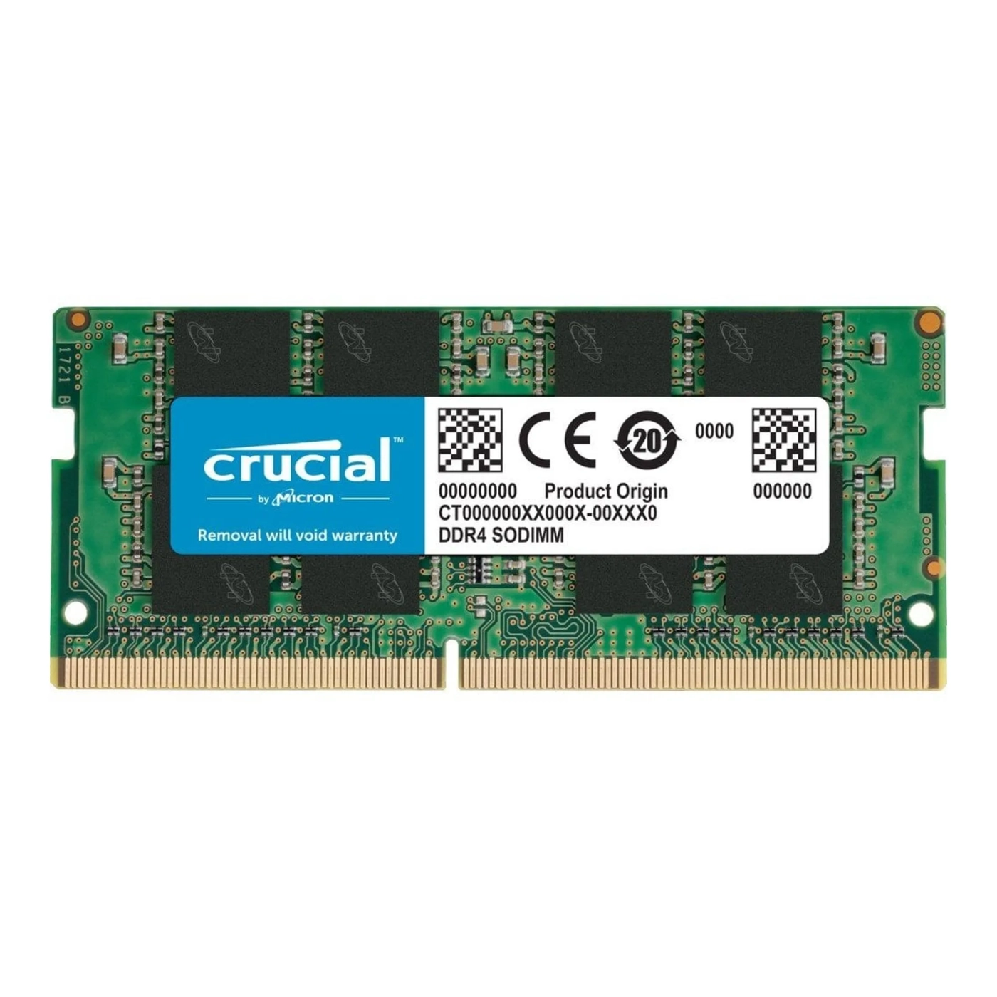 Купить Модуль памяти Crucial DDR4-3200 8GB SODIMM (CT8G4SFRA32AT) - фото 1