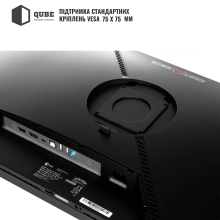 Купити Монітор 27" QUBE Overlord P27Q180HC QHD 180Hz IPS 1.07B Type-C 65W HDMI 2xDP VESA (P27Q180HC) - фото 8