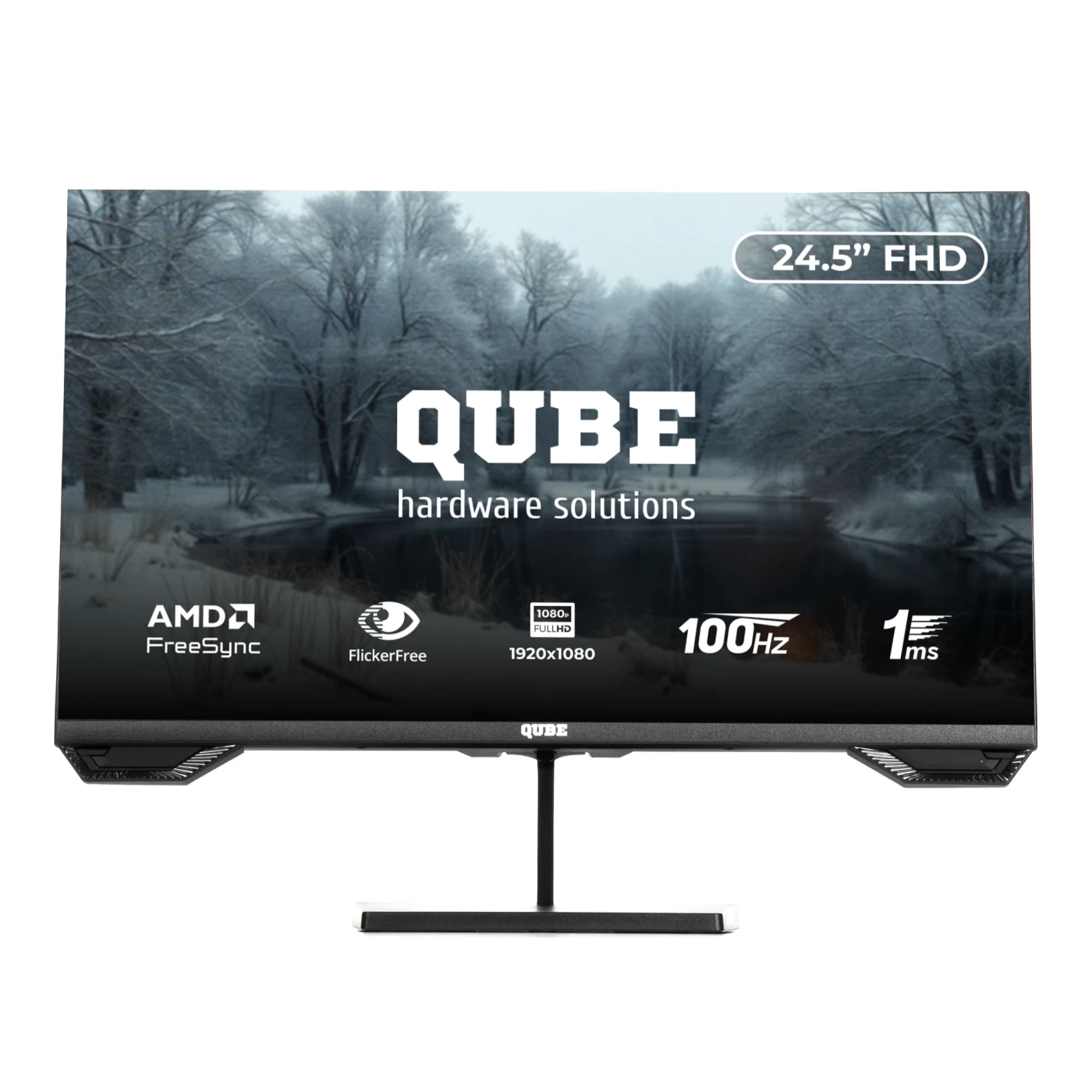 Купить Монитор 24.5" QUBE B25F100-IPS - фото 1