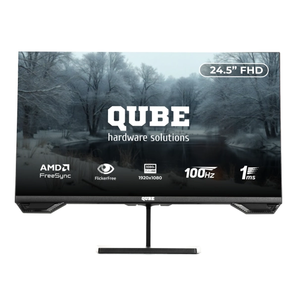 Купить Монитор 24.5" QUBE B25F100-IPS - фото 1