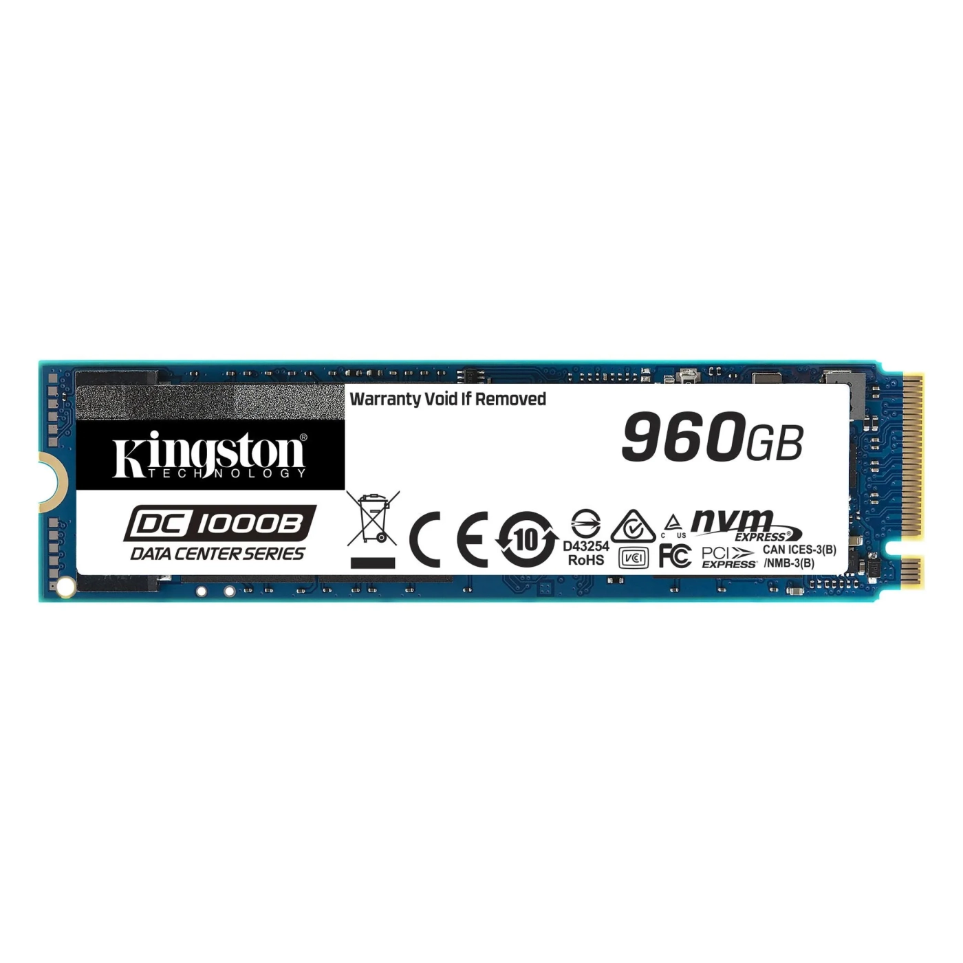 Купити SSD Kingston DC1000B 960GB M.2 NVMe PCIe 3.0 4x 2280 (SEDC1000BM8/960G) - фото 1