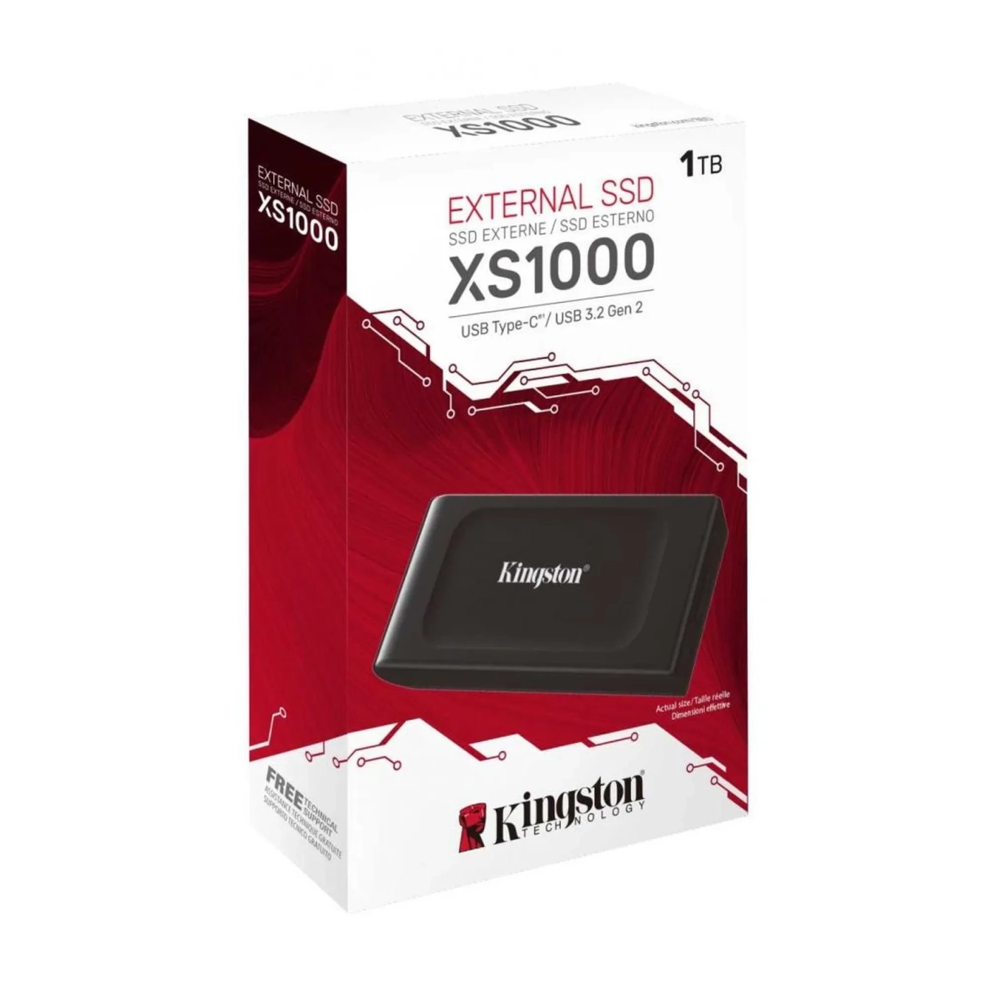 Купити SSD Kingston SXS1000 Black 1ТB Portable USB (SXS1000/1000G) - фото 3