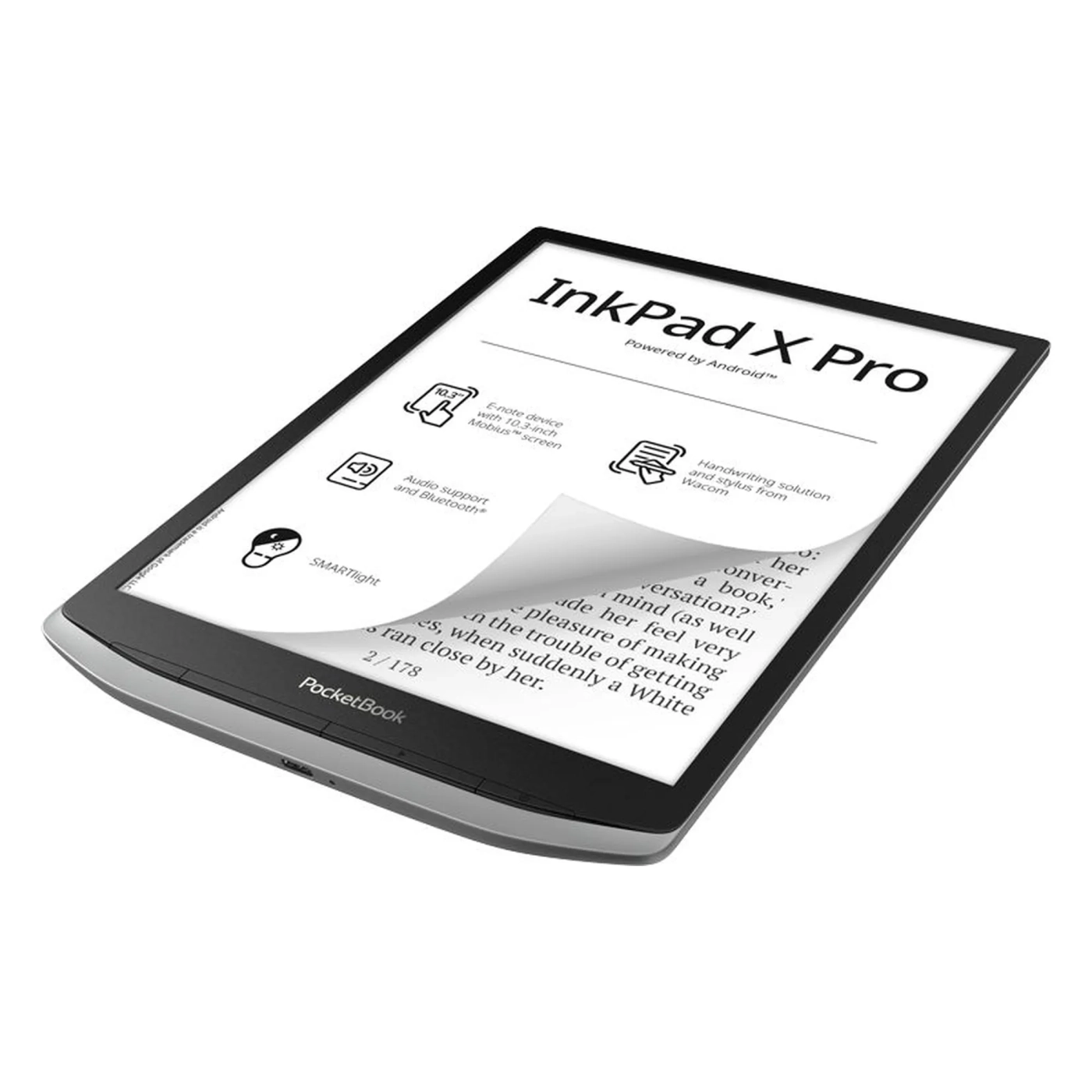 Купити Електронна книга PocketBook 1040D InkPad X PRO, Mist Grey - фото 3