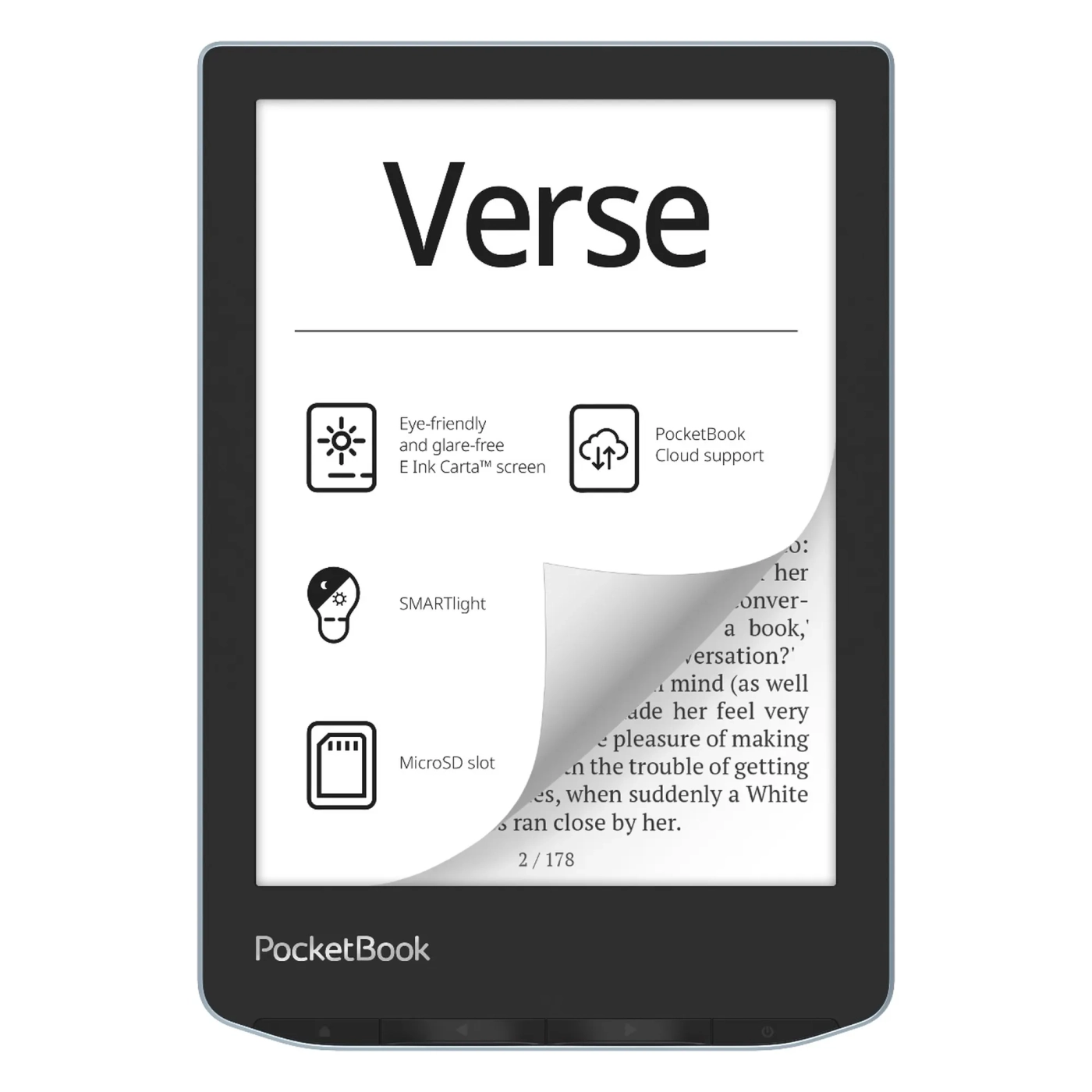 Купити Електронна книга PocketBook 629 Verse, Bright Blue - фото 1