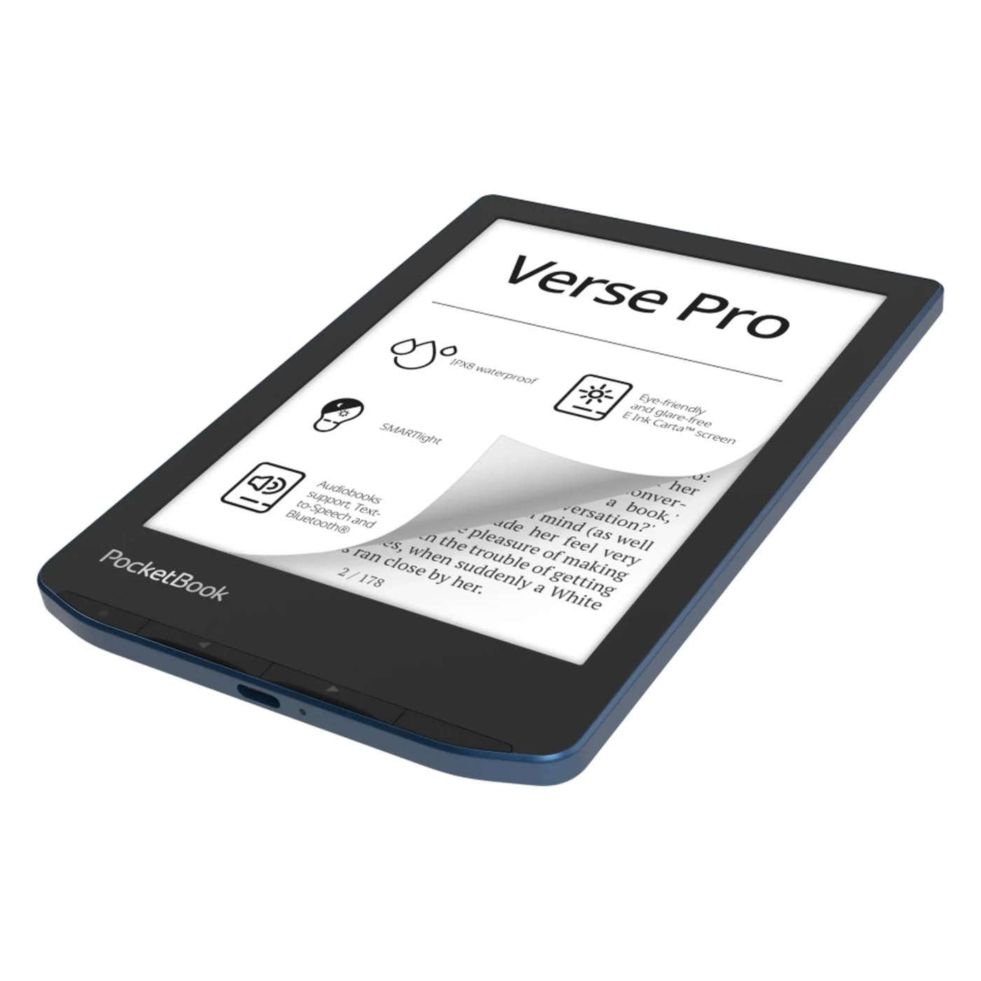 Купити Електронна книга PocketBook 634 Verse Pro, Azure - фото 3