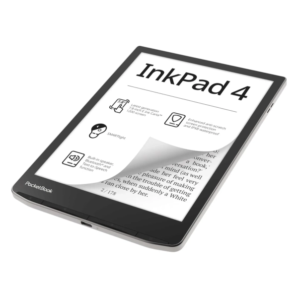 Купити Електронна книга PocketBook 743G InkPad 4, Stardust Silver - фото 3