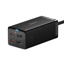 Купить Зарядное устройство Baseus Baseus GaN5 Pro Desktop Fast Charger 1U 2C HDMI 67W with 1.5m Power cord EU Black - фото 1