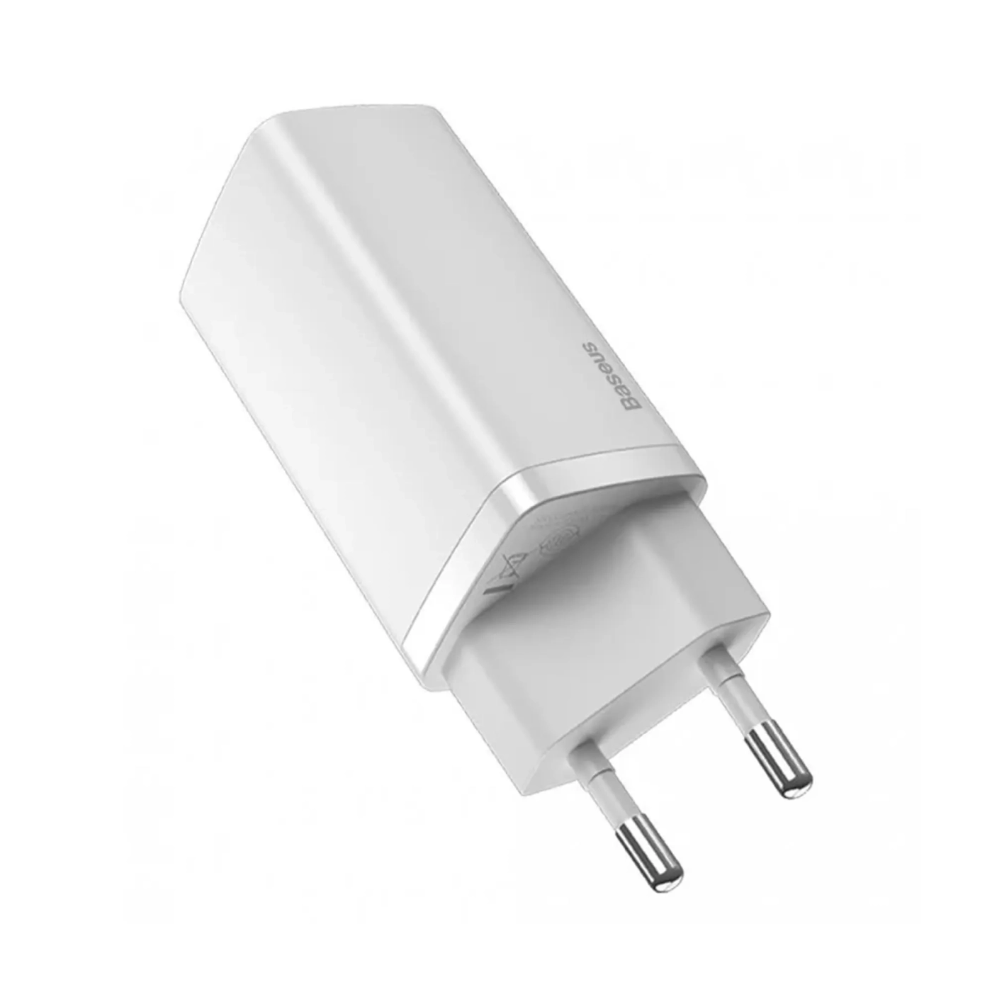 Купить Зарядное устройство для Baseus GaN2 Lite Quick Charger C U 65W EU Белый - фото 1