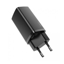 Купить Зарядное устройство для Baseus GaN2 Lite Quick Charger C U 65W EU Черный - фото 1