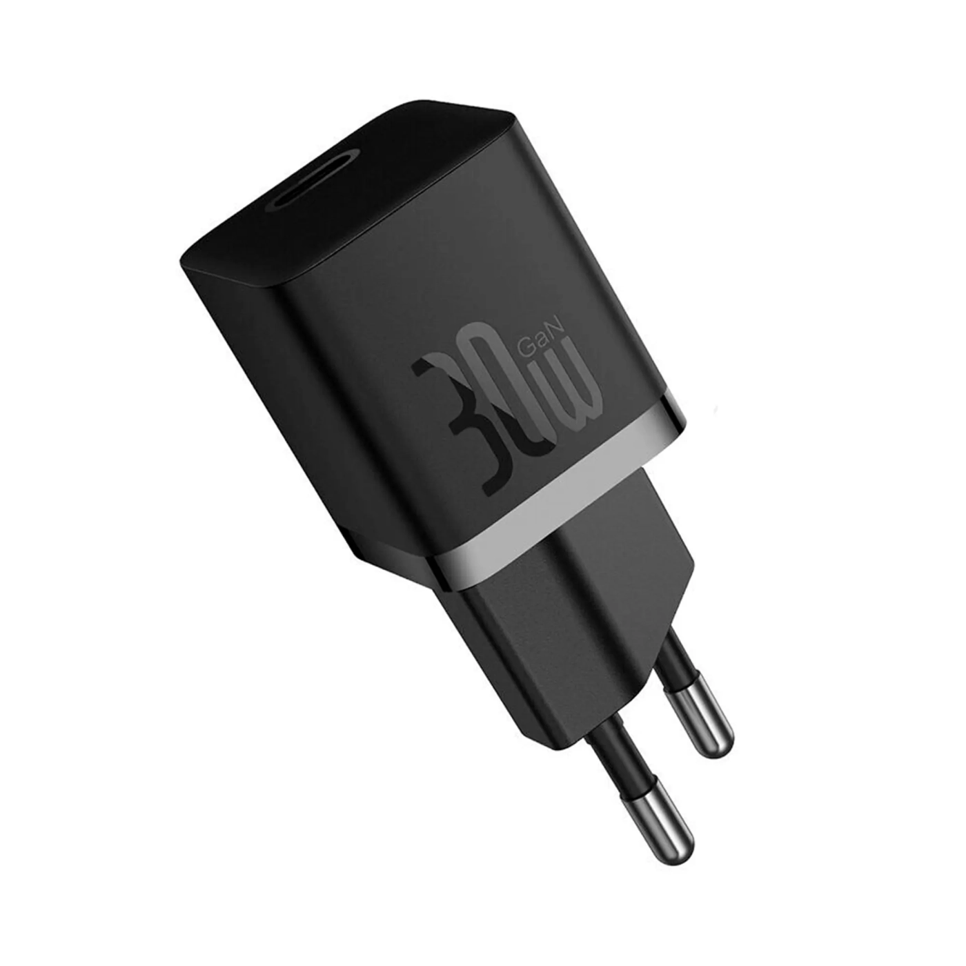 Купити Зарядний пристрій Baseus OS-Baseus GaN5 Fast Charger(mini) 1C 30W EU Black - фото 1