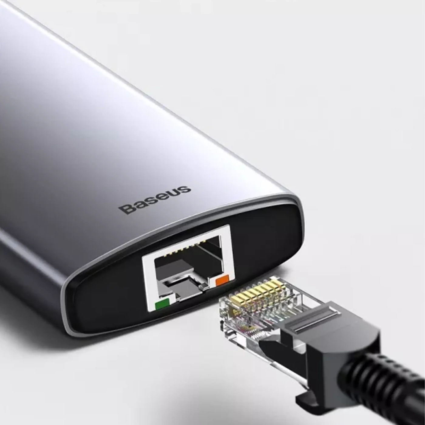 Купити Хаб Baseus Metal Gleam Series 6-in-1 Multifunctional (Type-C to HDMI/USB3.0/PD/RJ45) - фото 5