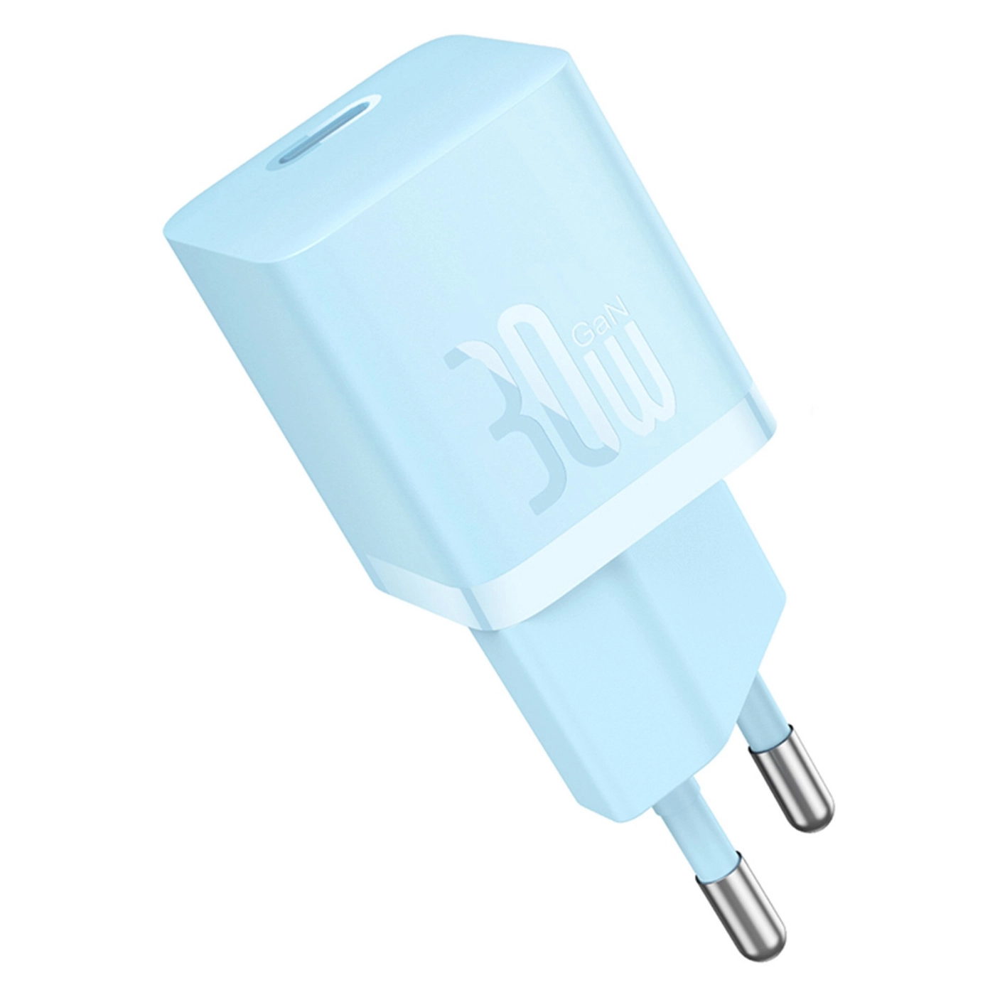 Купить Зарядное устройство Baseus OS-Baseus GaN5 Fast Charger(mini) 30W Blue (CCGN070603) - фото 1