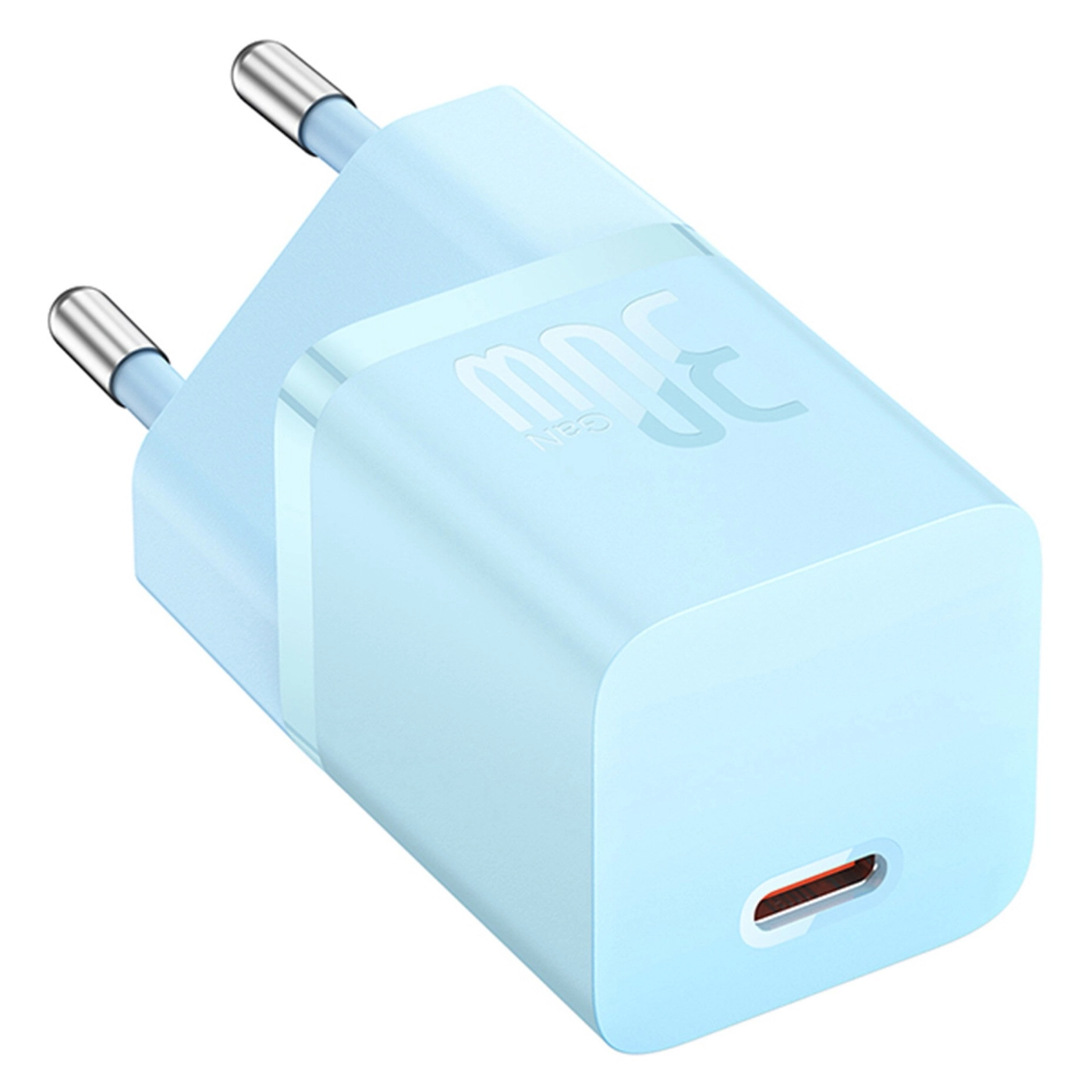 Купить Зарядное устройство Baseus OS-Baseus GaN5 Fast Charger(mini) 30W Blue (CCGN070603) - фото 2