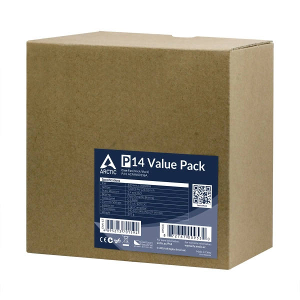Купити Вентилятор Arctic P14 (5-Fan Pack) (ACFAN00136A) - фото 3