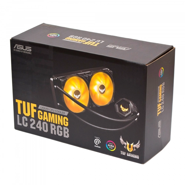 Купить Система жидкостного охлаждения ASUS TUF Gaming LC 240 RGB 2x120mm Aura Sync (TUF-Gaming-LC-240-RGB) - фото 10