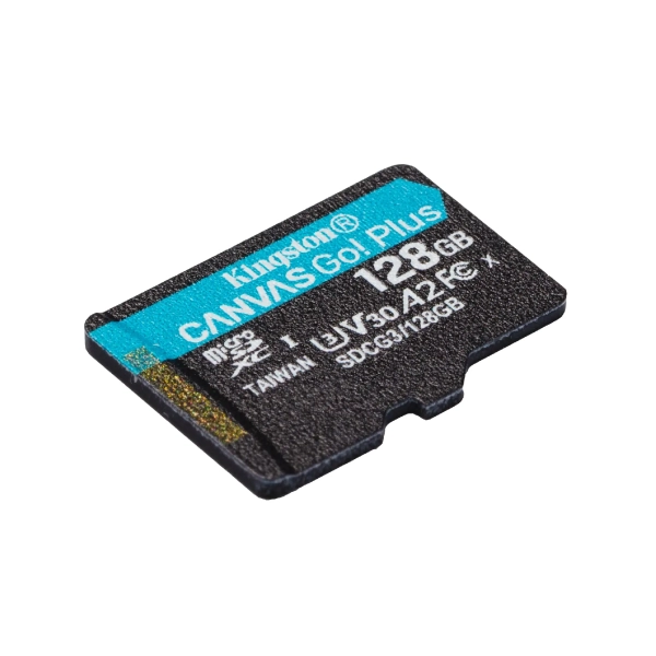 Купити Карта пам'яті Kingston microSDXC 128GB Canvas Go! Plus C10 UHS-I U3 V30 A2 (SDCG3/128GBSP) - фото 2