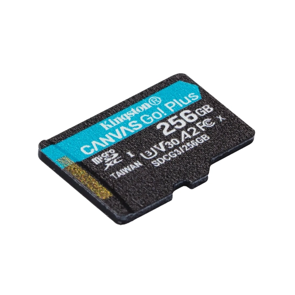 Купить Карта памяти Kingston microSDXC 256GB Canvas Go! Plus C10 UHS-I U3 V30 A2 (SDCG3/256GBSP) - фото 2