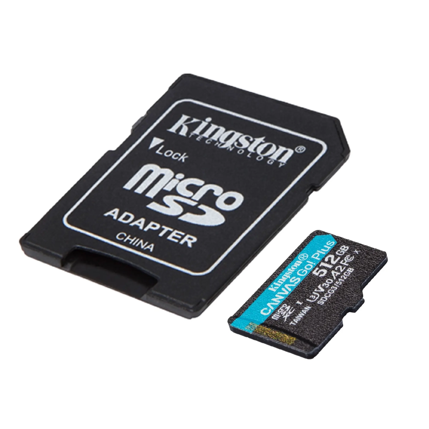 Купить Карта памяти Kingston microSDXC 512GB Canvas Go! Plus C10 UHS-I U3 V30 A2 + SD-адаптер (SDCG3/512GB) - фото 2