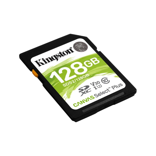 Купить Карта памяти Kingston SDXC 128GB Canvas Select Plus C10 UHS-I U3 V30 (SDS2/128GB) - фото 2