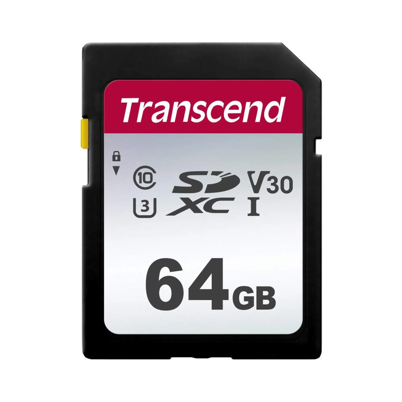 Купить Карта памяти Transcend SD 64GB C10 UHS-I R100/W20MB/s (TS64GSDC300S) - фото 1
