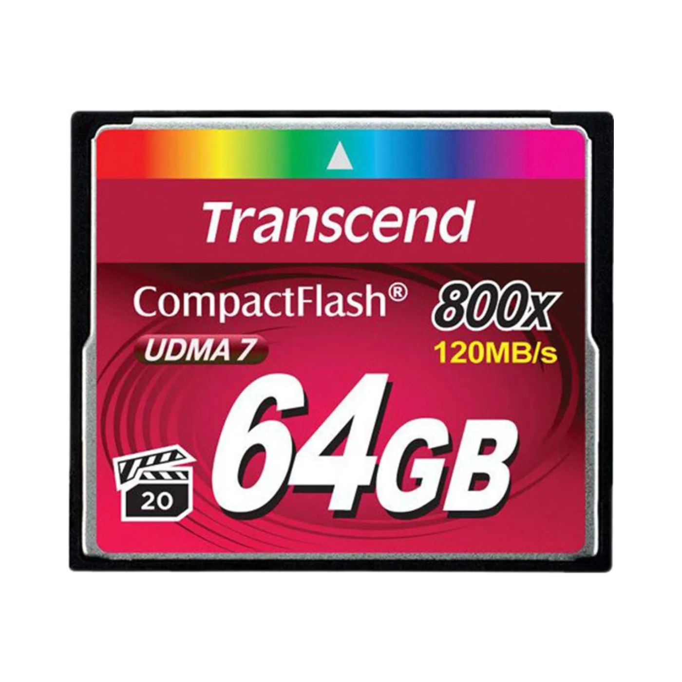 Купить Карта памяти Transcend CompactFlash 64GB 800X (TS64GCF800) - фото 1