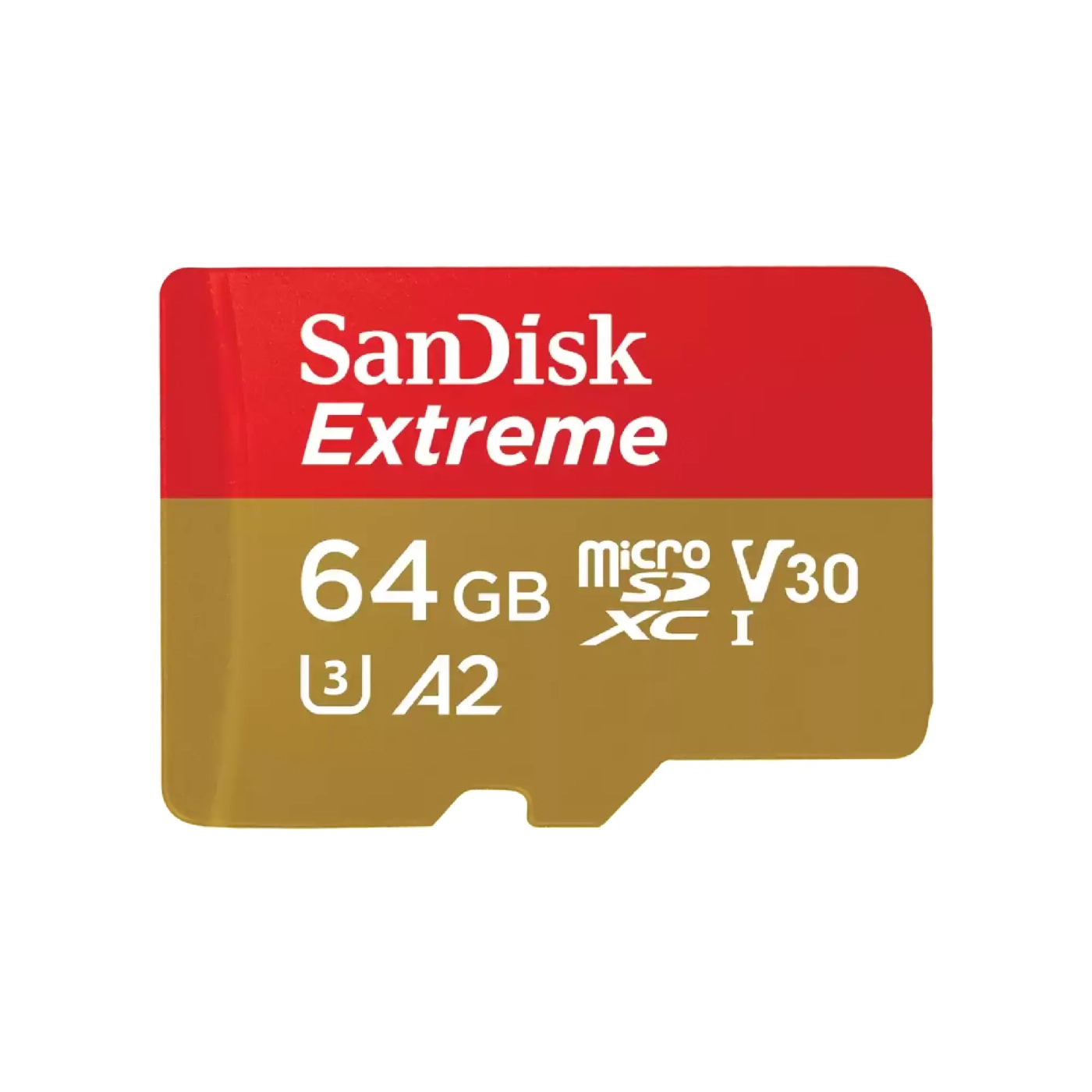 Купити Карта пам'яті SanDisk microSDXC 64GB Extreme C10 UHS-I U3 V30 A2 (SDSQXAH-064G-GN6MN) - фото 1