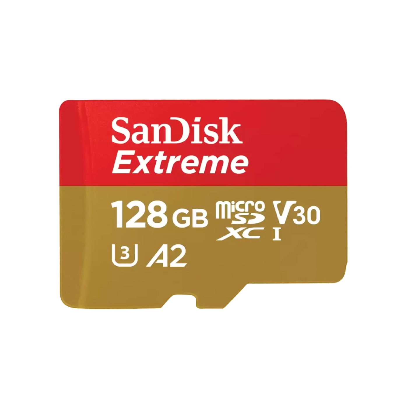 Купить Карта памяти SanDisk microSDXC 128GB Extreme C10 UHS-I U3 V30 A2 + SD-адаптер (SDSQXAA-128G-GN6MA) - фото 1